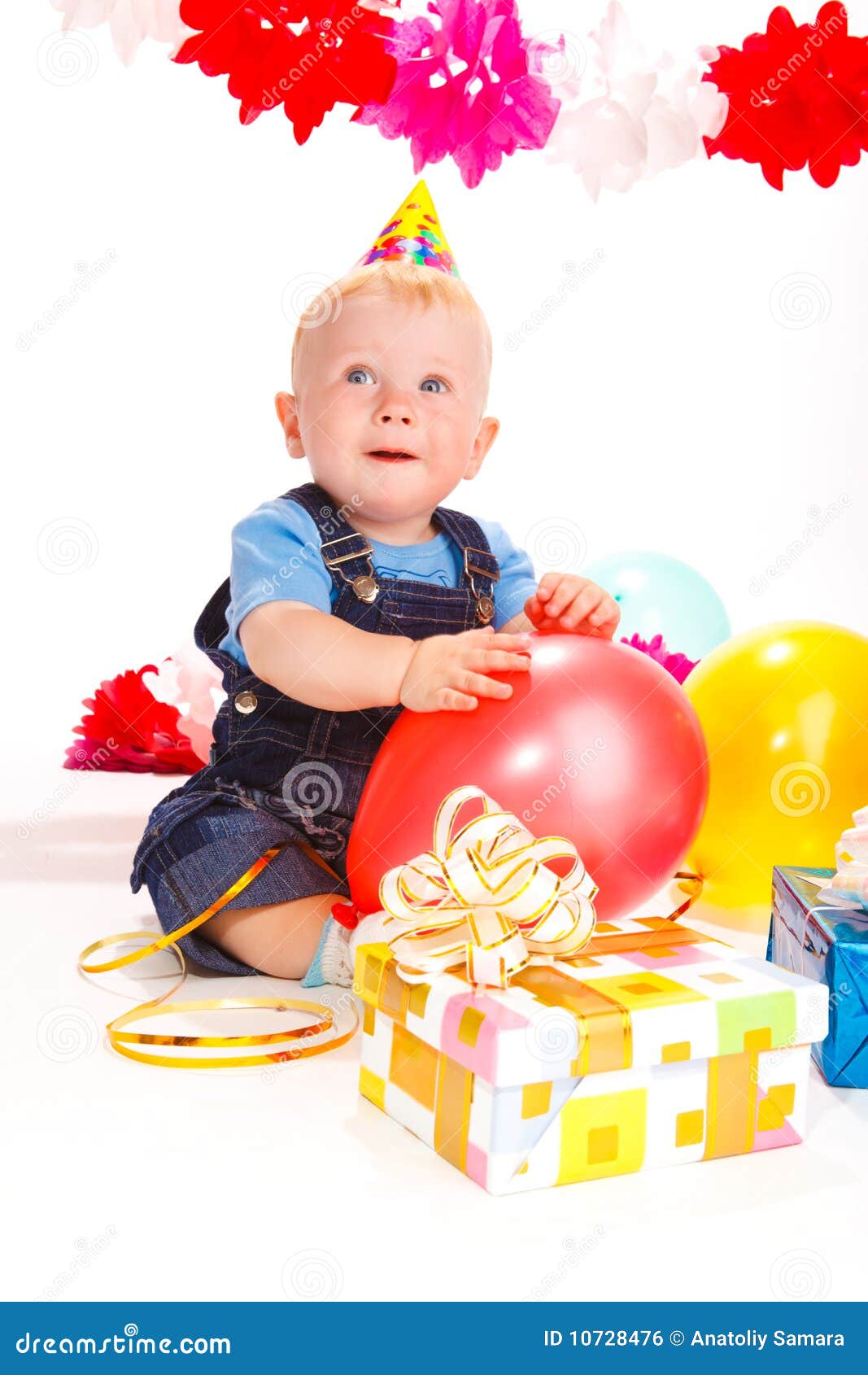 Baby birthday stock photo. Image of happy, decoration - 10728476