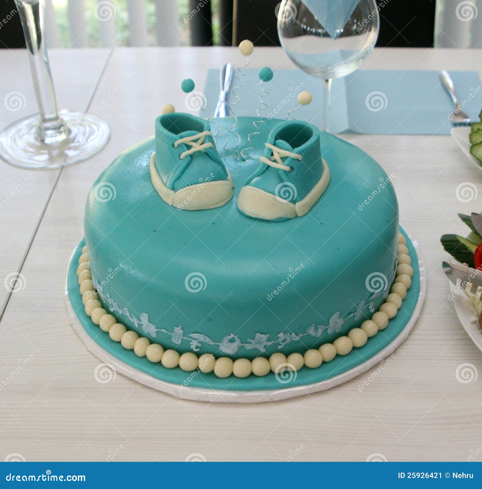 Baby boy birthday cake stock image. Image of celebration - 25926421