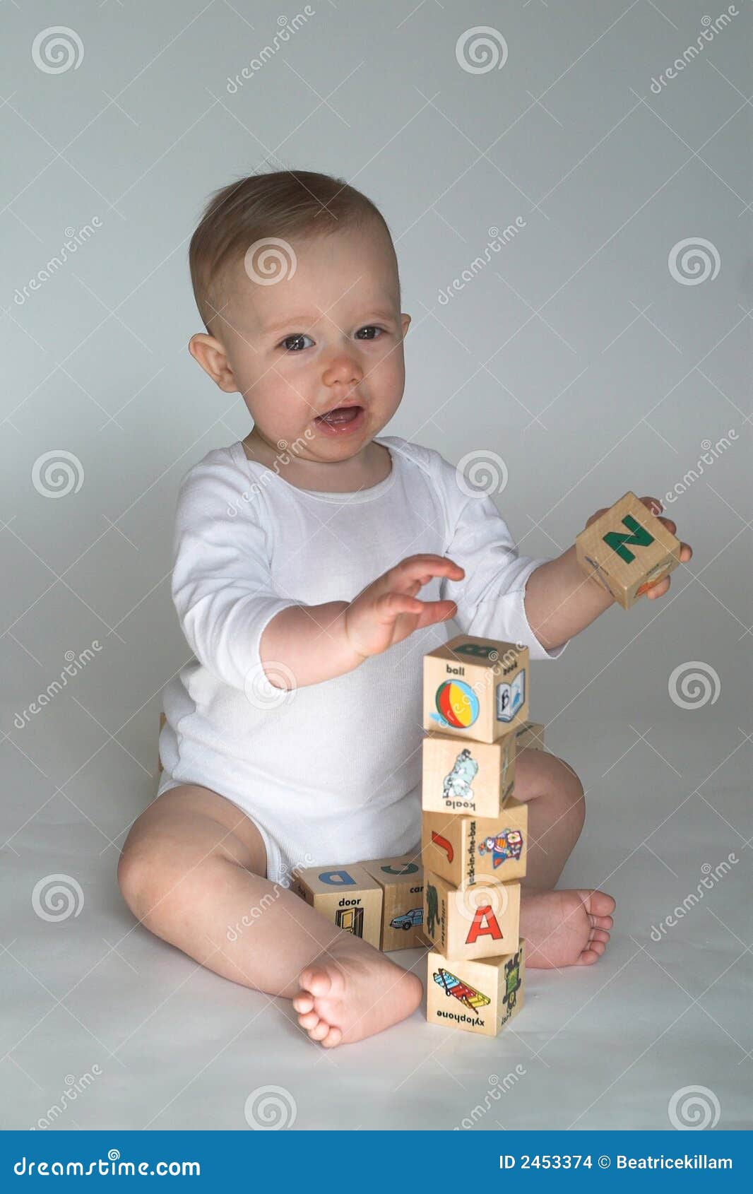 Baby Blocks stock photo. Image of fresh, bare, learning - 2453374