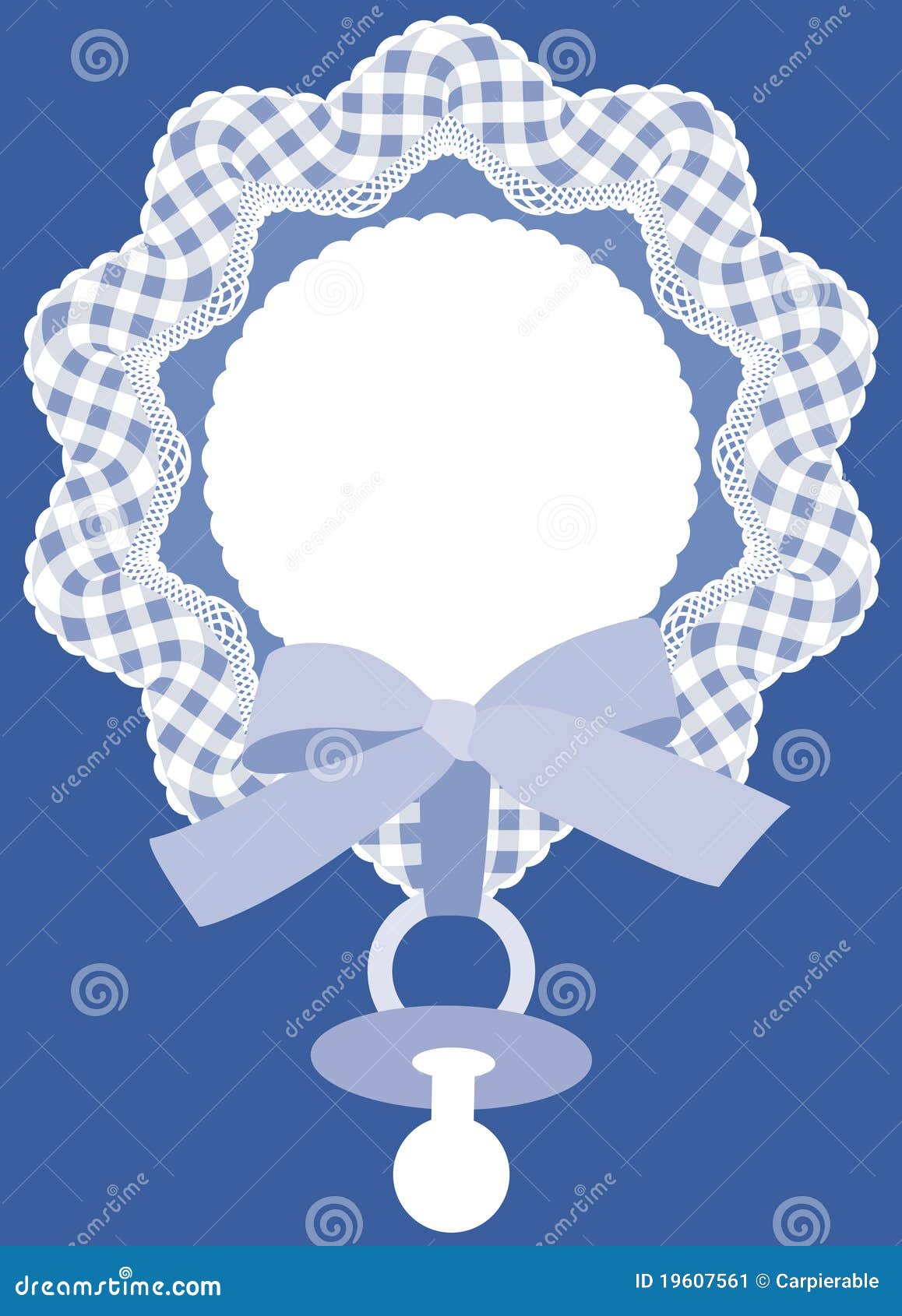 Baby blue card stock vector. Illustration of event, bride 19607561