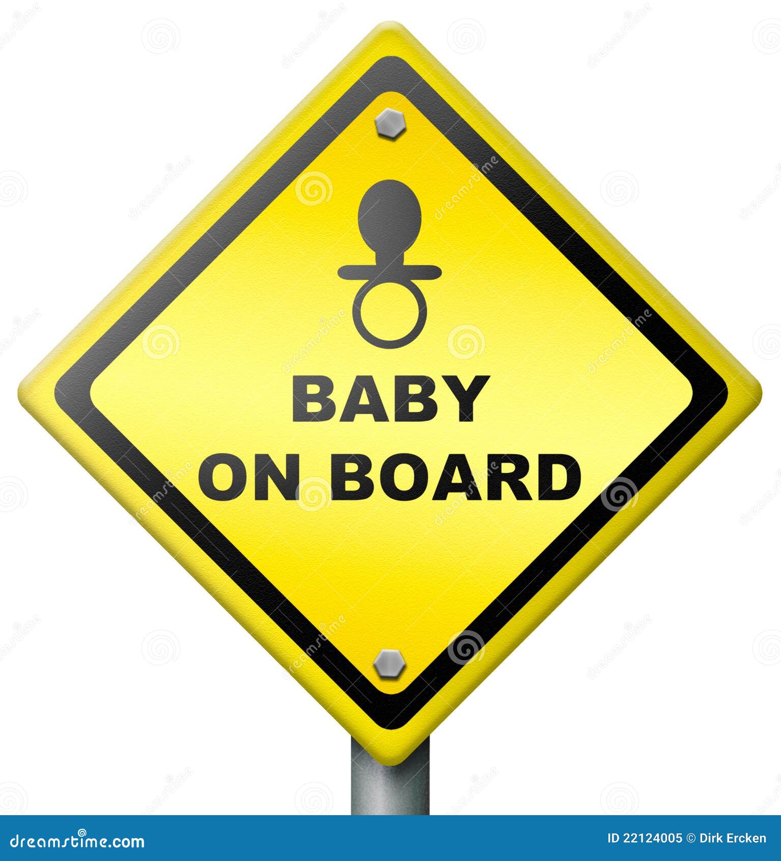 baby on board drive careful warning sign
