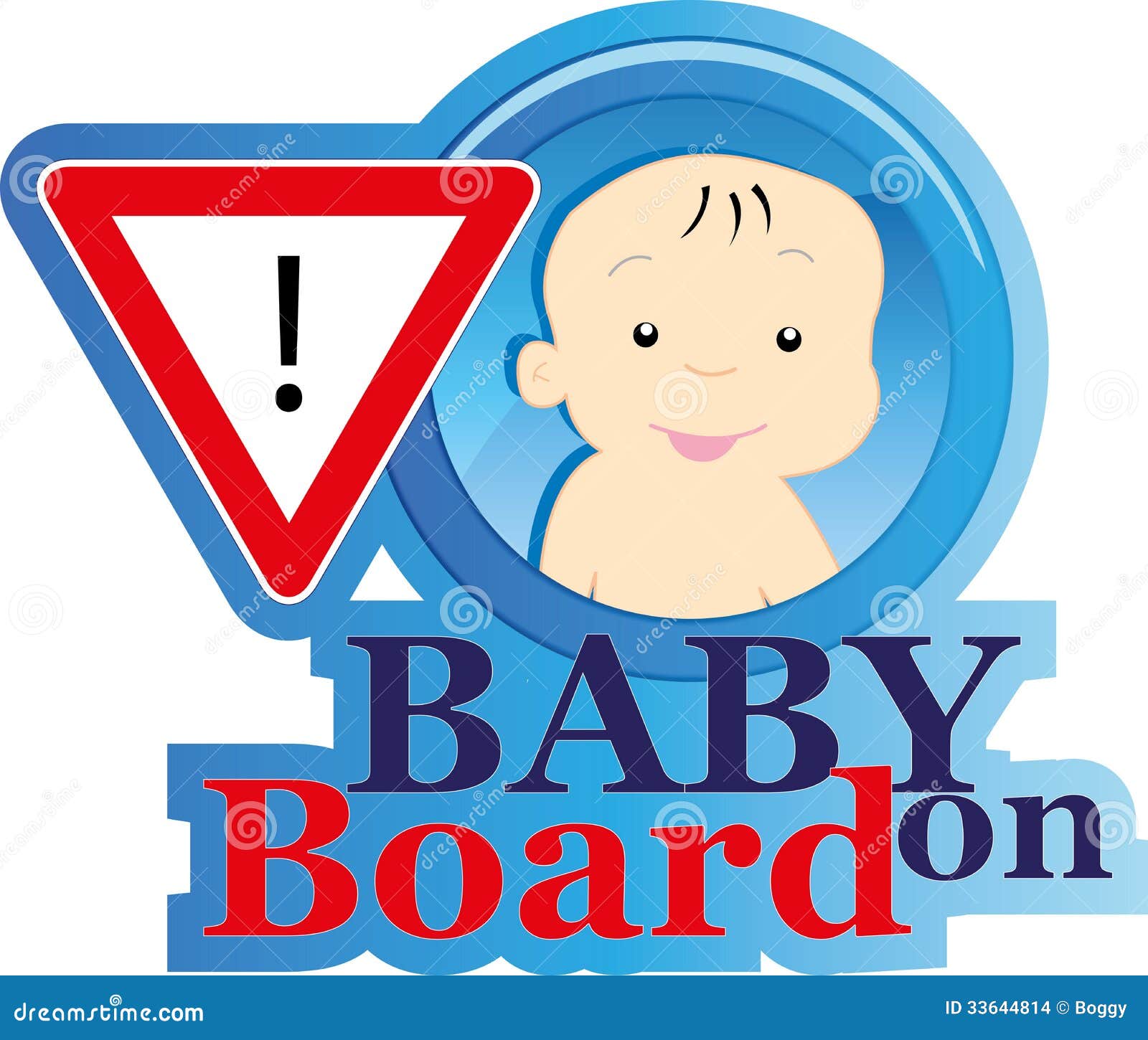 Download Baby on board sign stock vector. Illustration of design ...