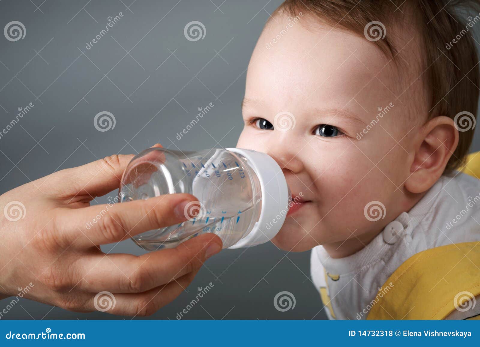Baby and the bottle stock photo. Image of child, childhood 14732318