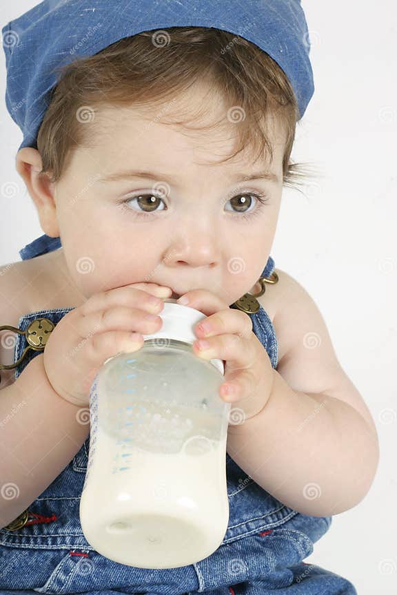 Baby with Bottle stock image. Image of babies, girls, ltkidspics 368567