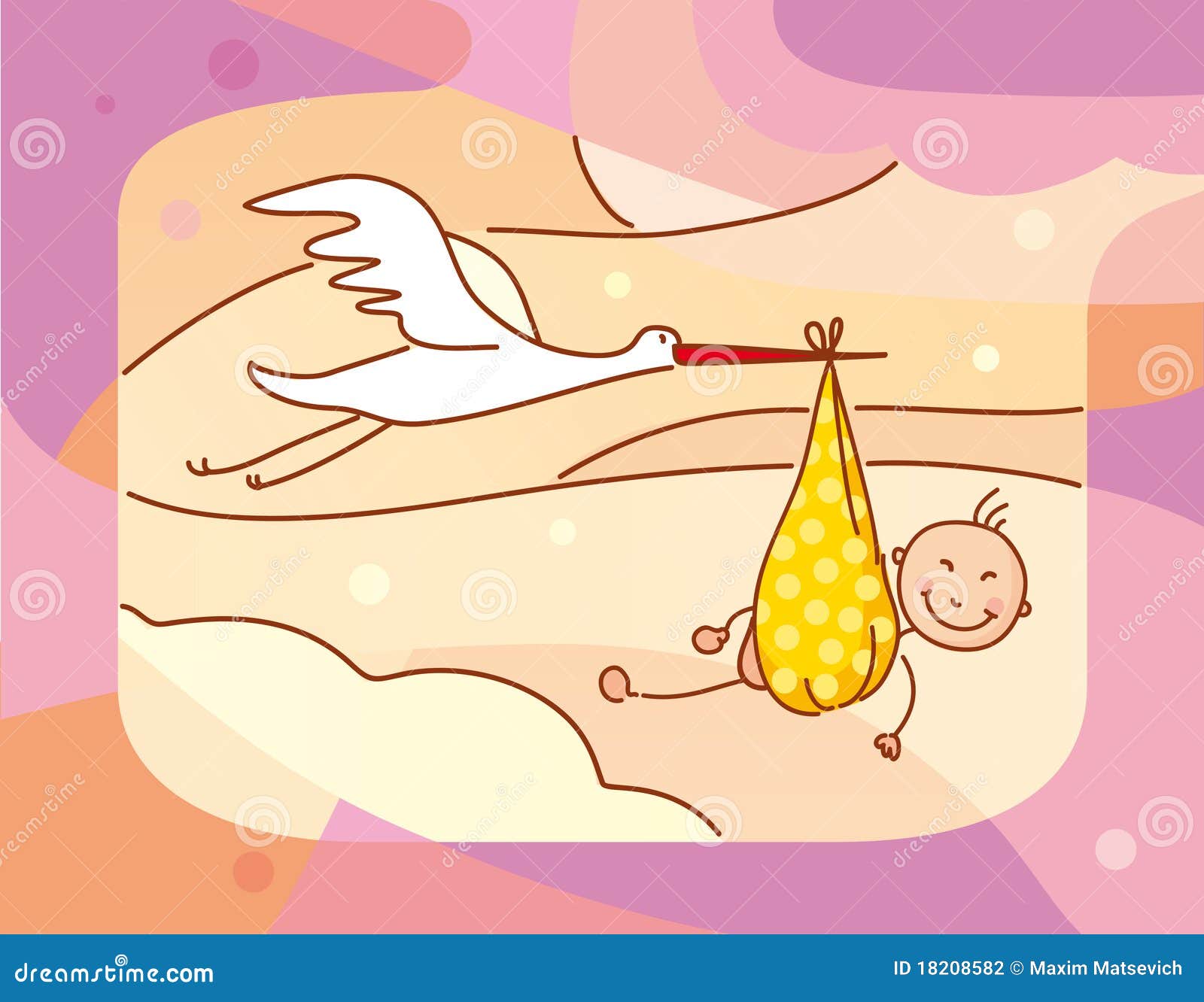 Baby Boy Arrival Announcement Stock Vector Illustration of brother