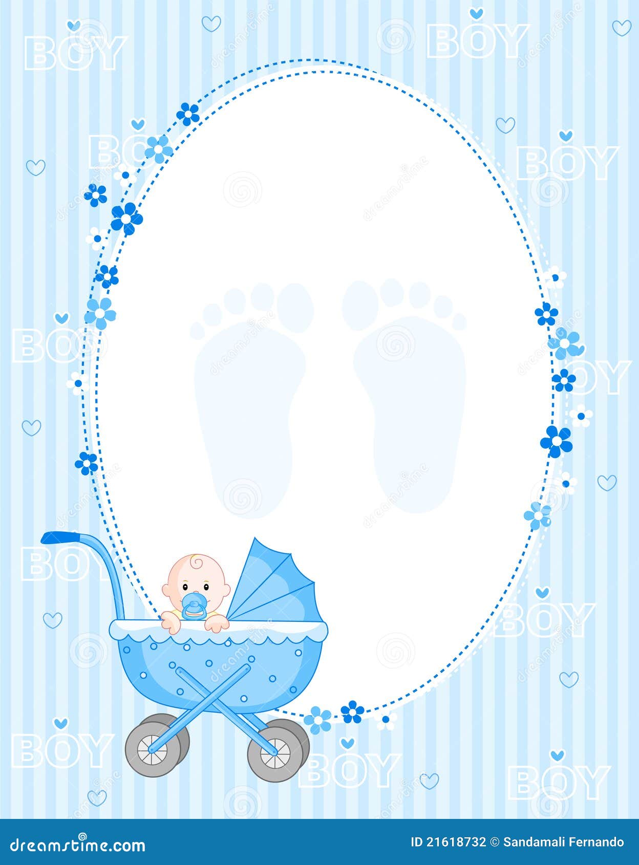 Baby Boy Background Stock Vector Illustration Of Clipart 21618732