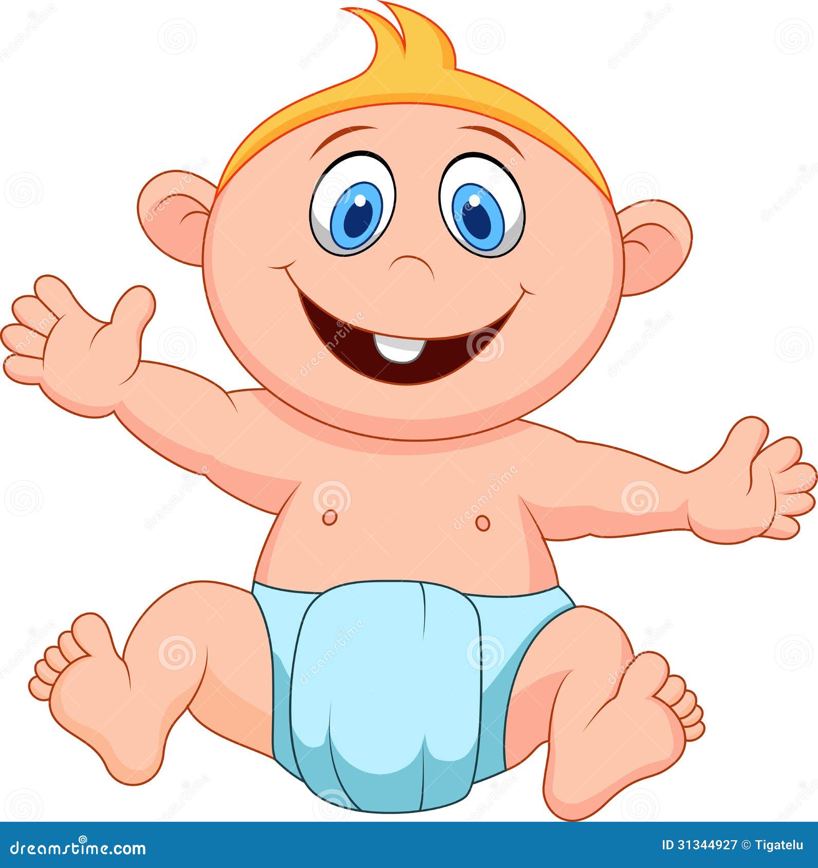 Baby boy cartoon stock vector. Illustration of brother  31344927