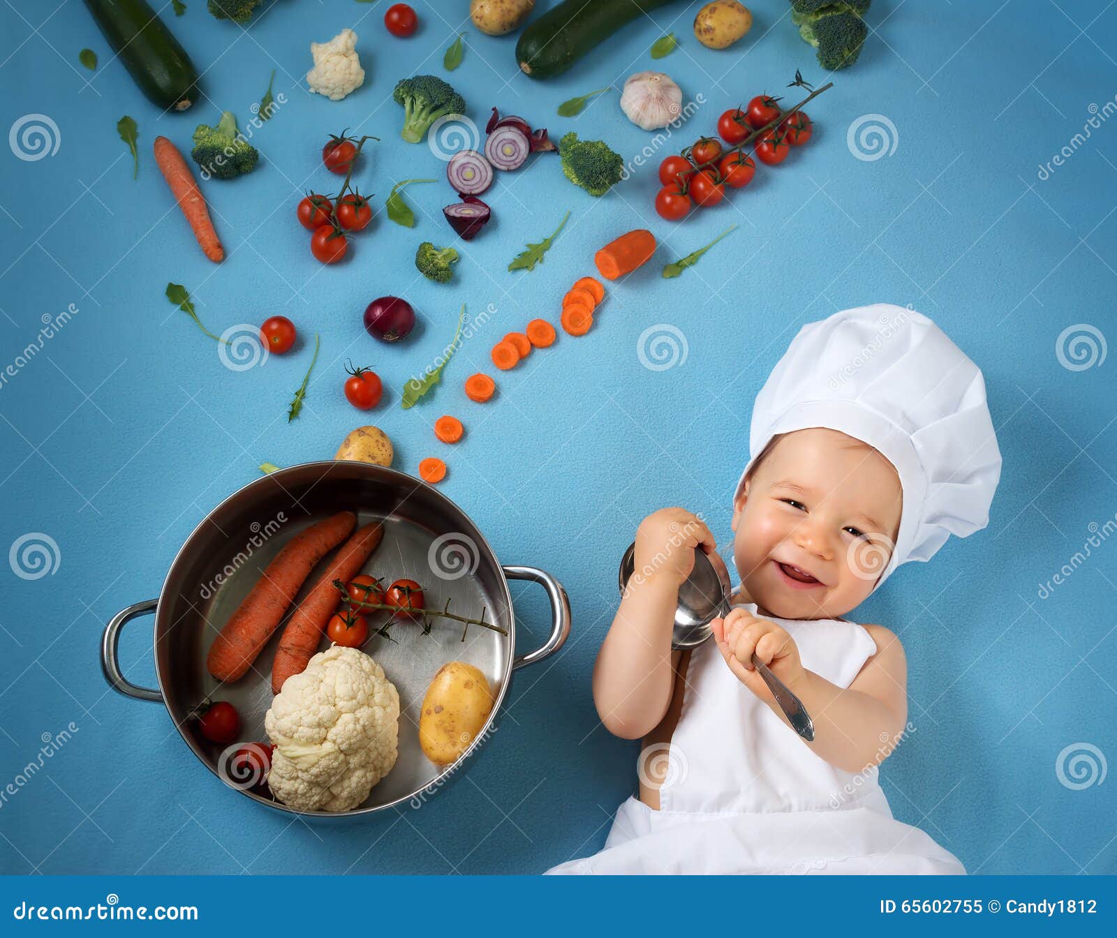 chef baby photoshoot