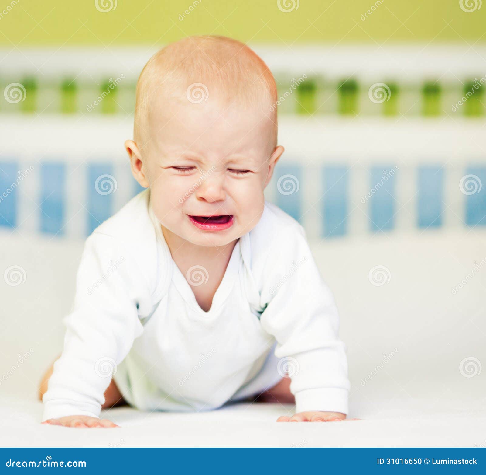 Baby Boy Crying stock photo. Image of shouting, screaming - 31016650