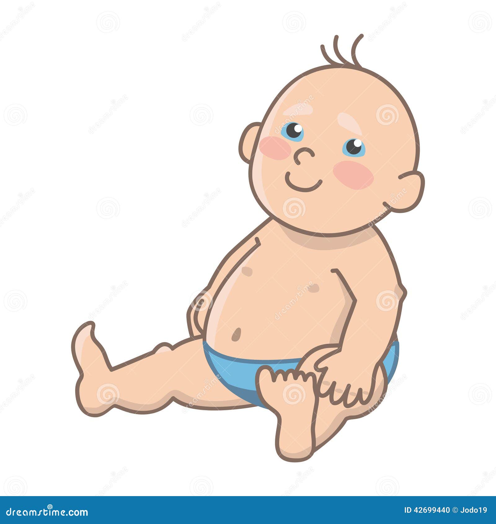 Babyboy stock illustration. Illustration of cheerful 42699440