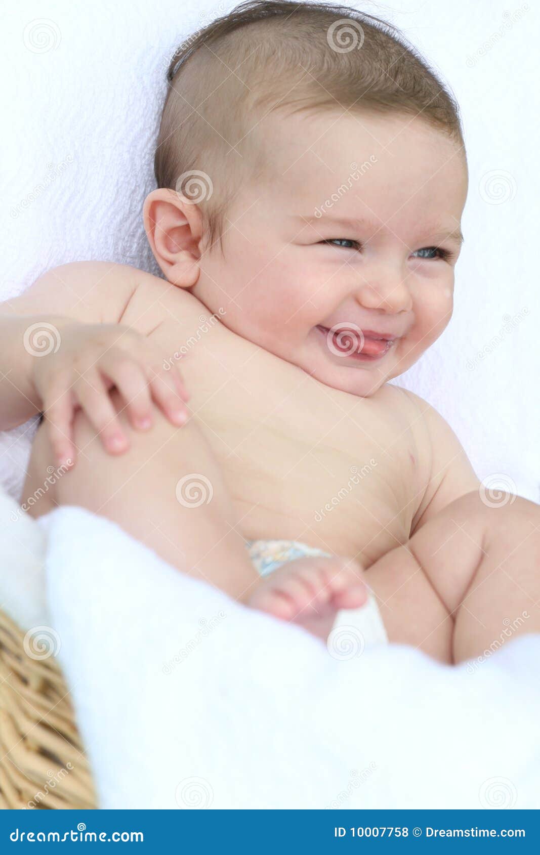 Baby Boy Laughing Stock Photo Image Of Caucasian Laughing 10007758