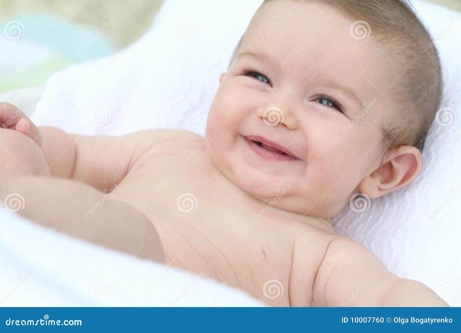 Baby Boy Laughing stock photo. Image of funny, healthy 10007760