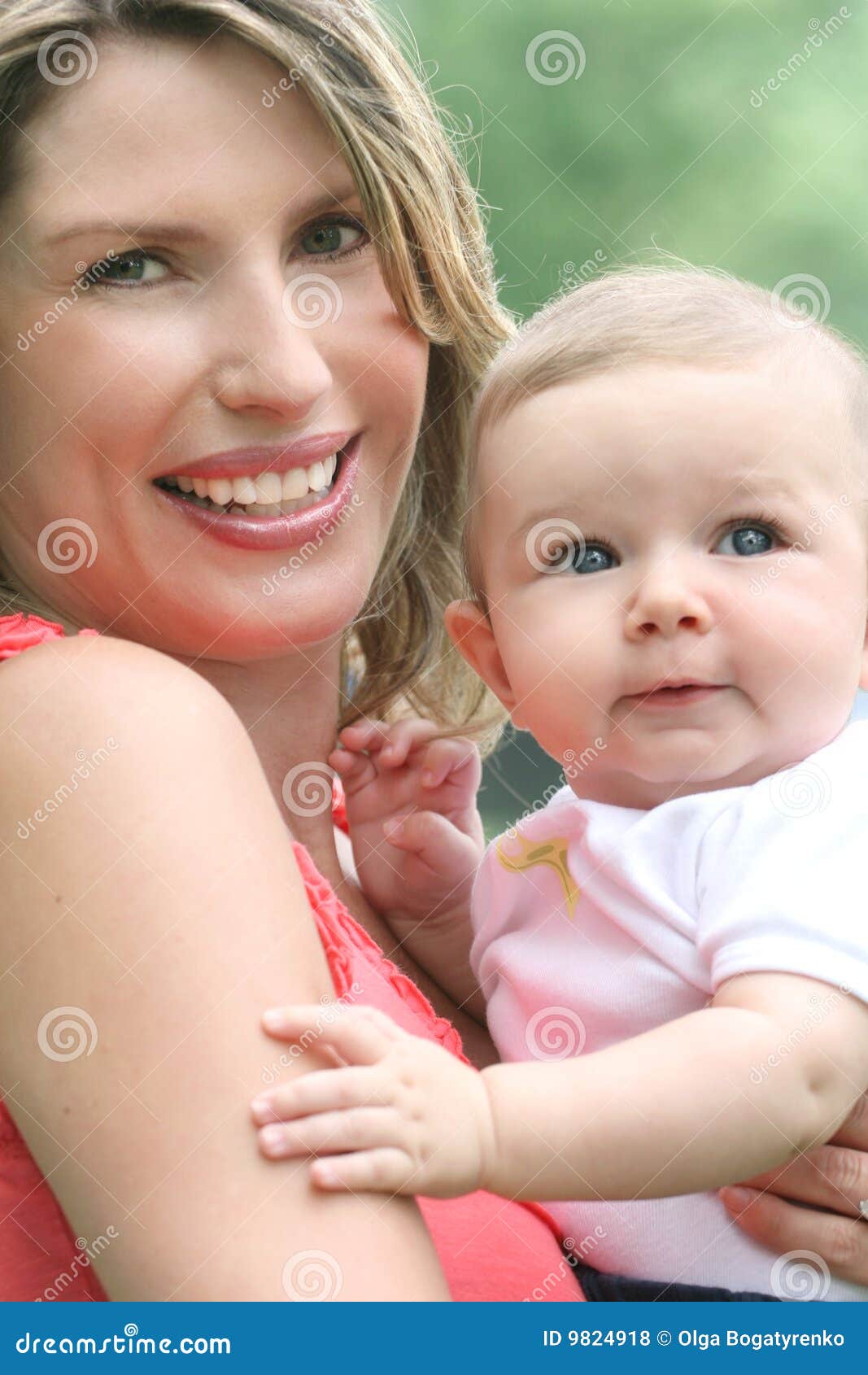 Baby Boy with Mom stock photo. Image of eyes, smiling 9824918