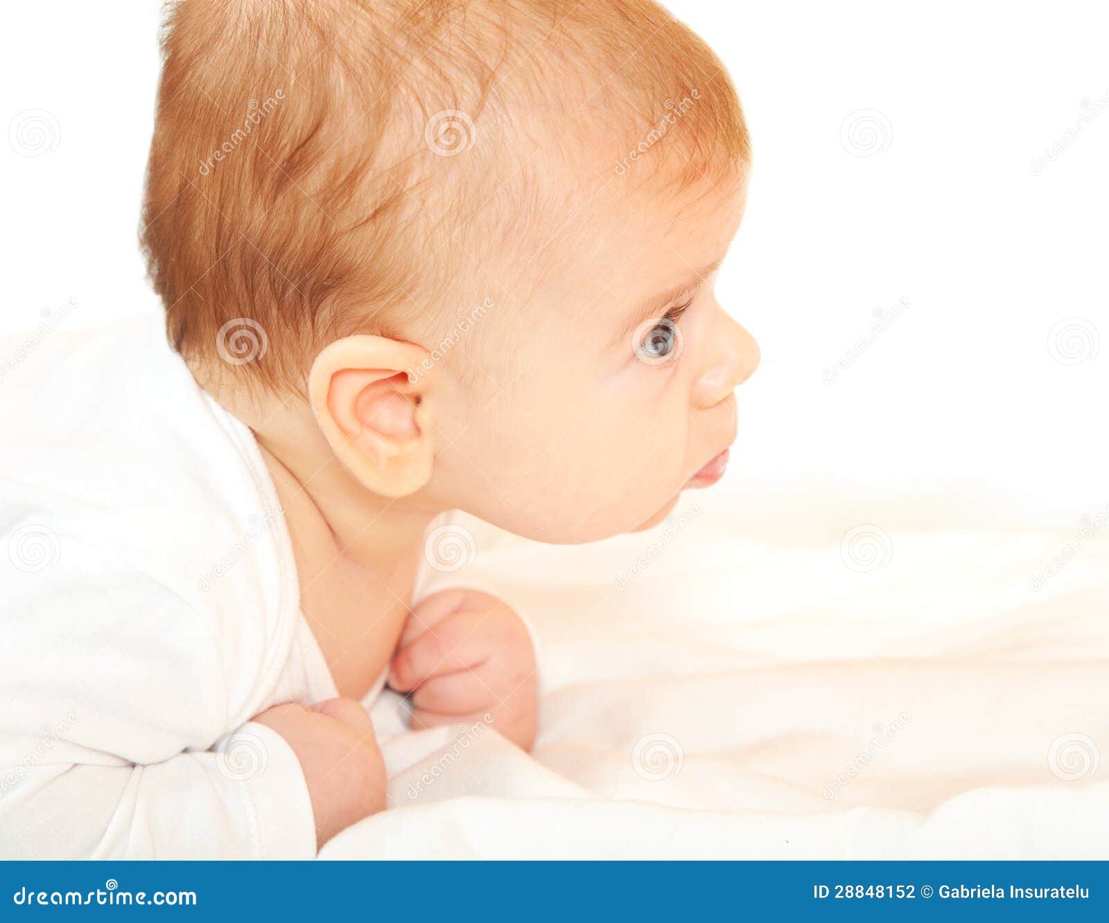 Baby boy profile stock photo. Image of horizontal, eyes 28848152