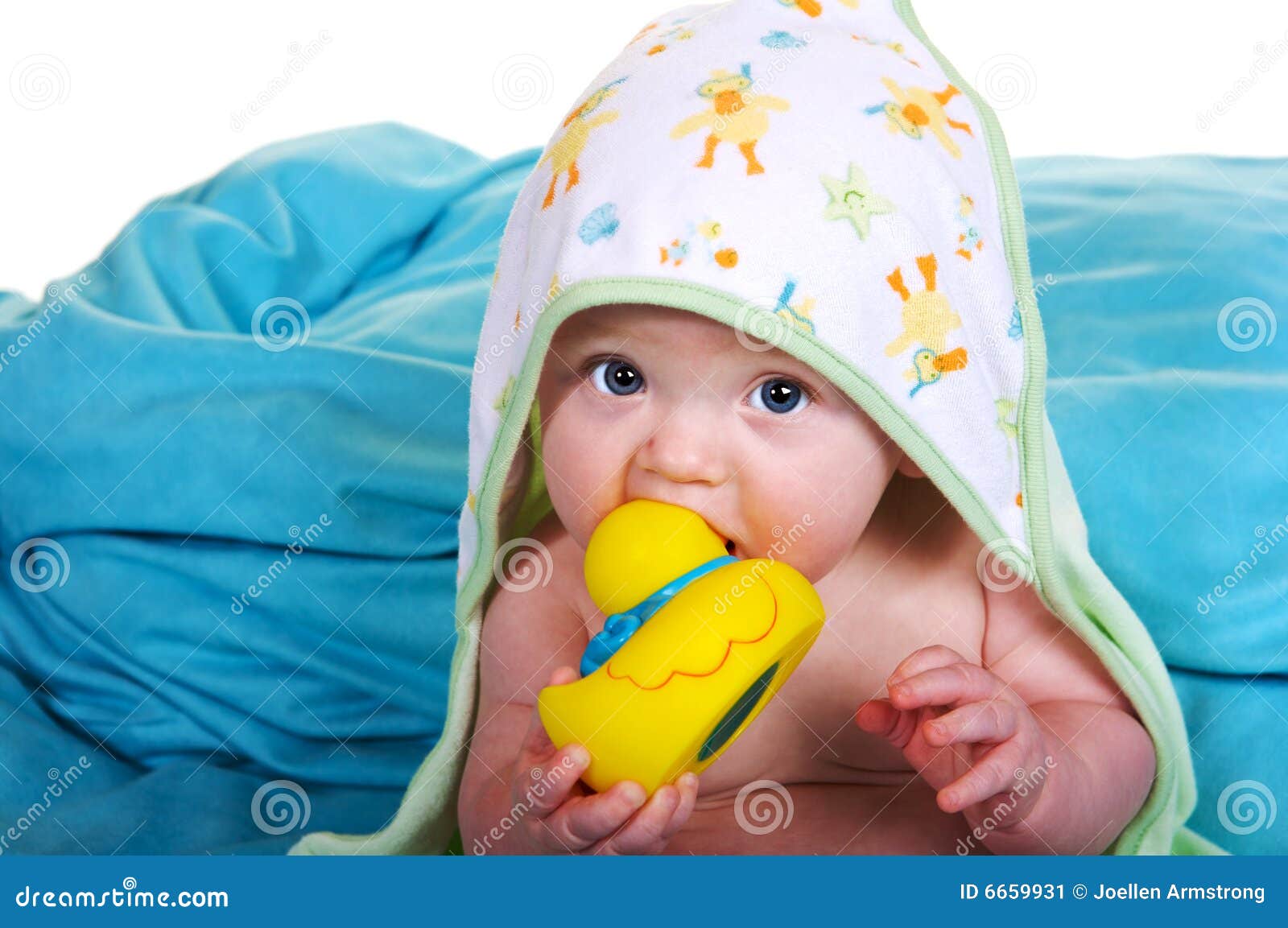 Baby Boy Ready for His Bath Stock Image Image of bathtime, towel 6659931