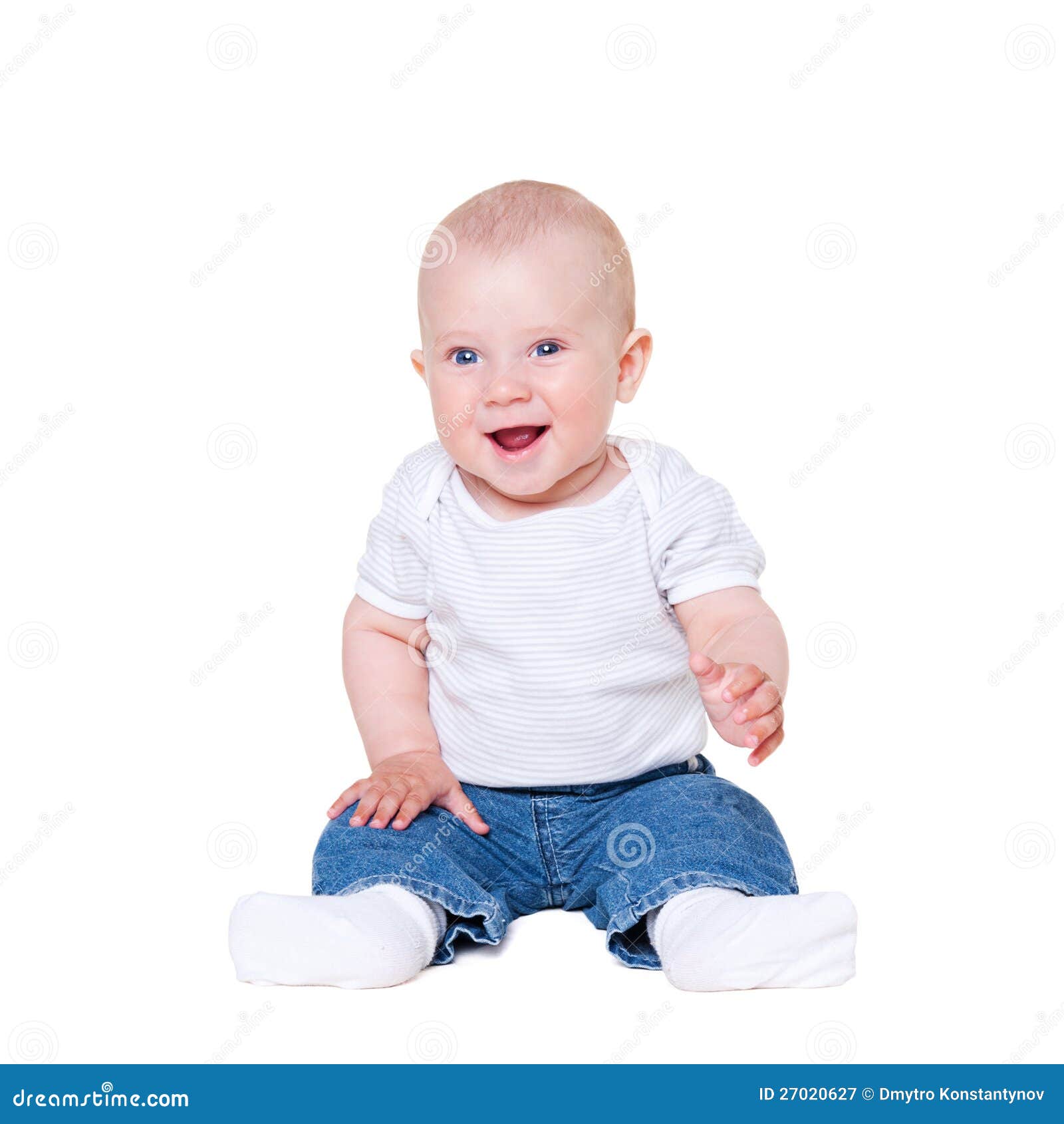 Baby boy sitting stock image. Image of happiness, small 27020627