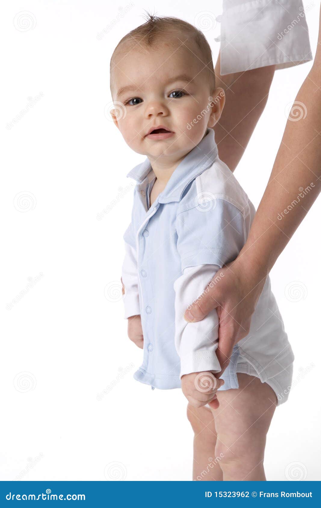 Baby Boy Is Standing stock photo. Image of cute, proud 15323962