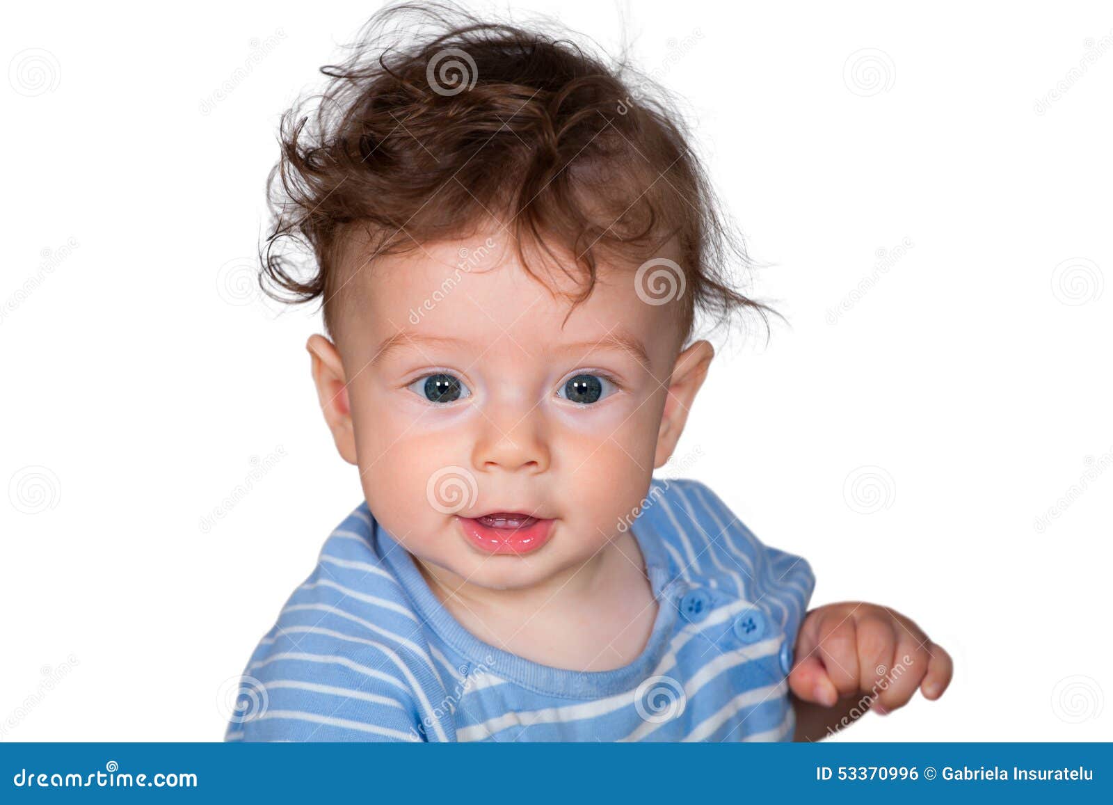 Baby boy studio portrait stock photo. Image of innocence - 53370996