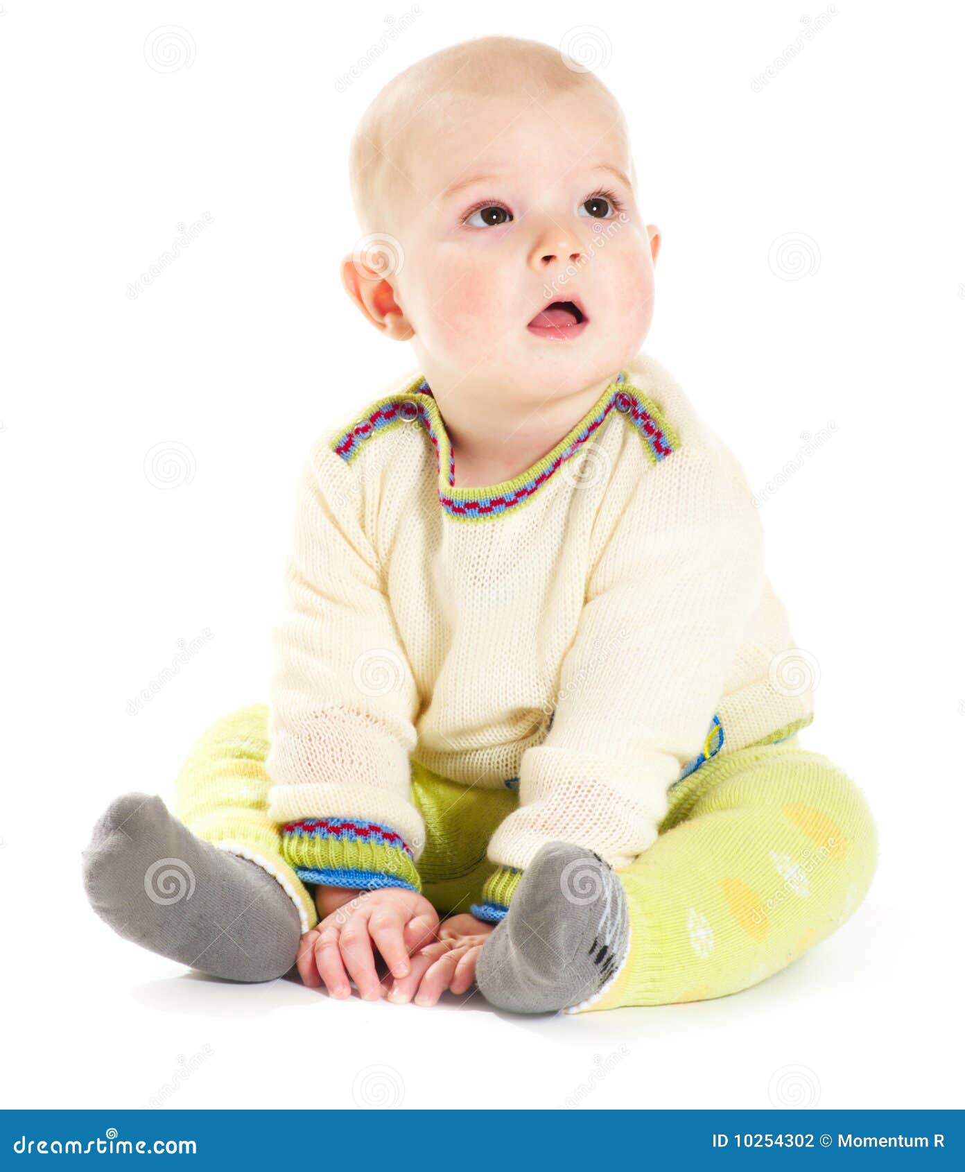 Baby boy in sweater stock photo. Image of male, white 10254302