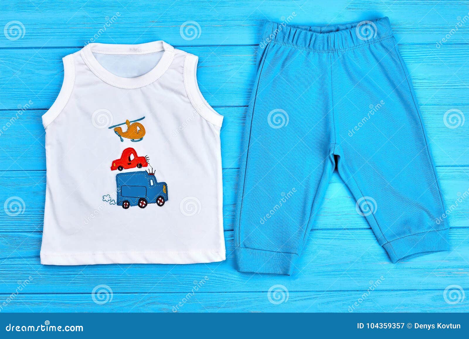 Baby-boy T-shirt and Pants. Stock Image - Image of print, leggings ...