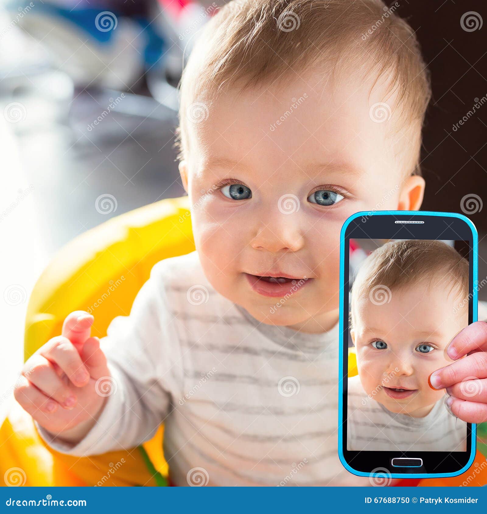 Baby boy taking selfie stock photo. Image of funny, handsome 67688750