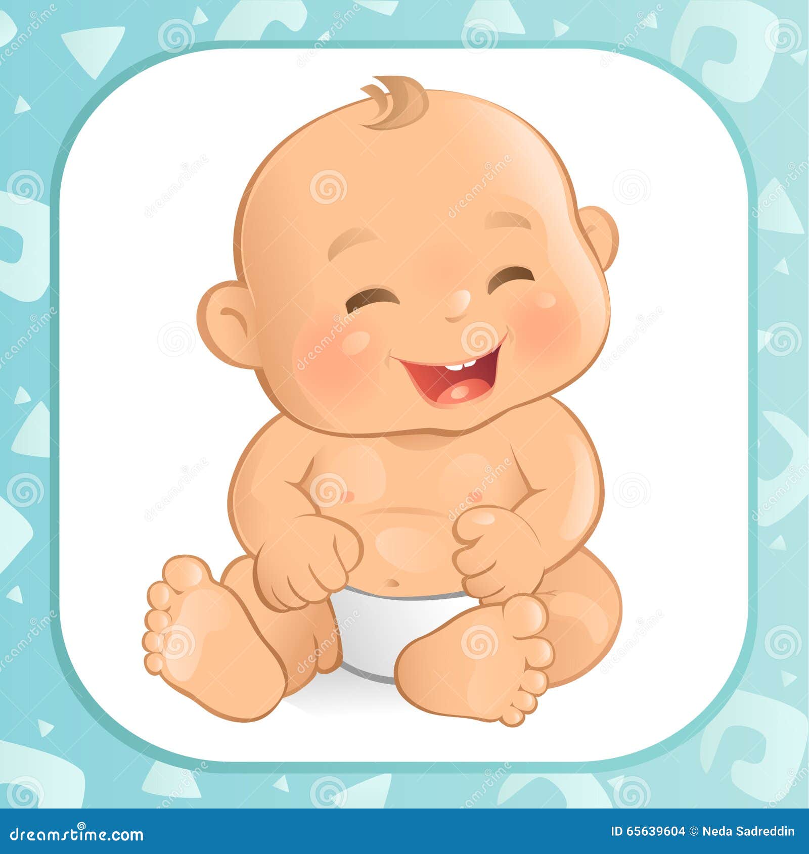 Baby Boy stock vector. Illustration of cartoon, adorable ...