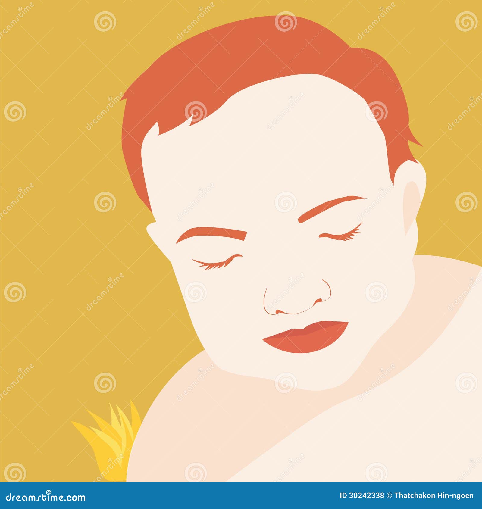 Baby boy, stock illustration. Illustration of sweet, object 30242338