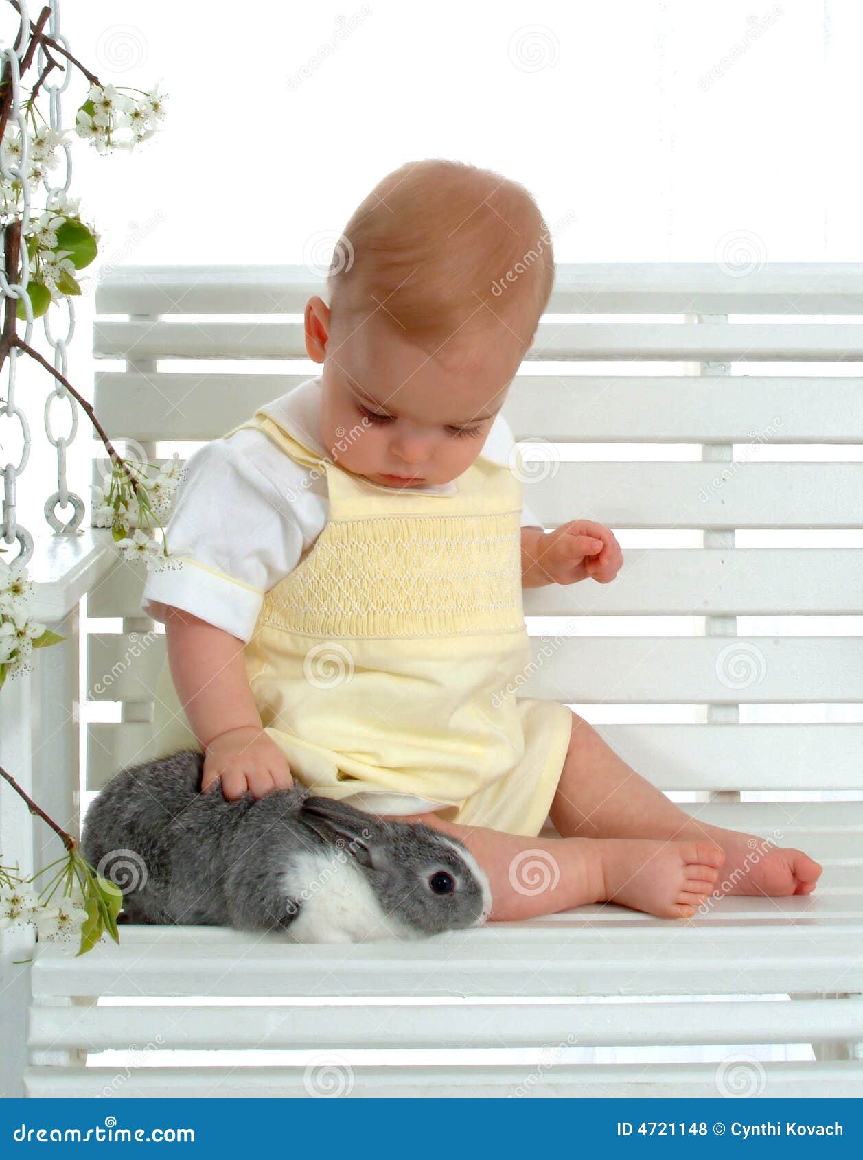 bunny baby swing