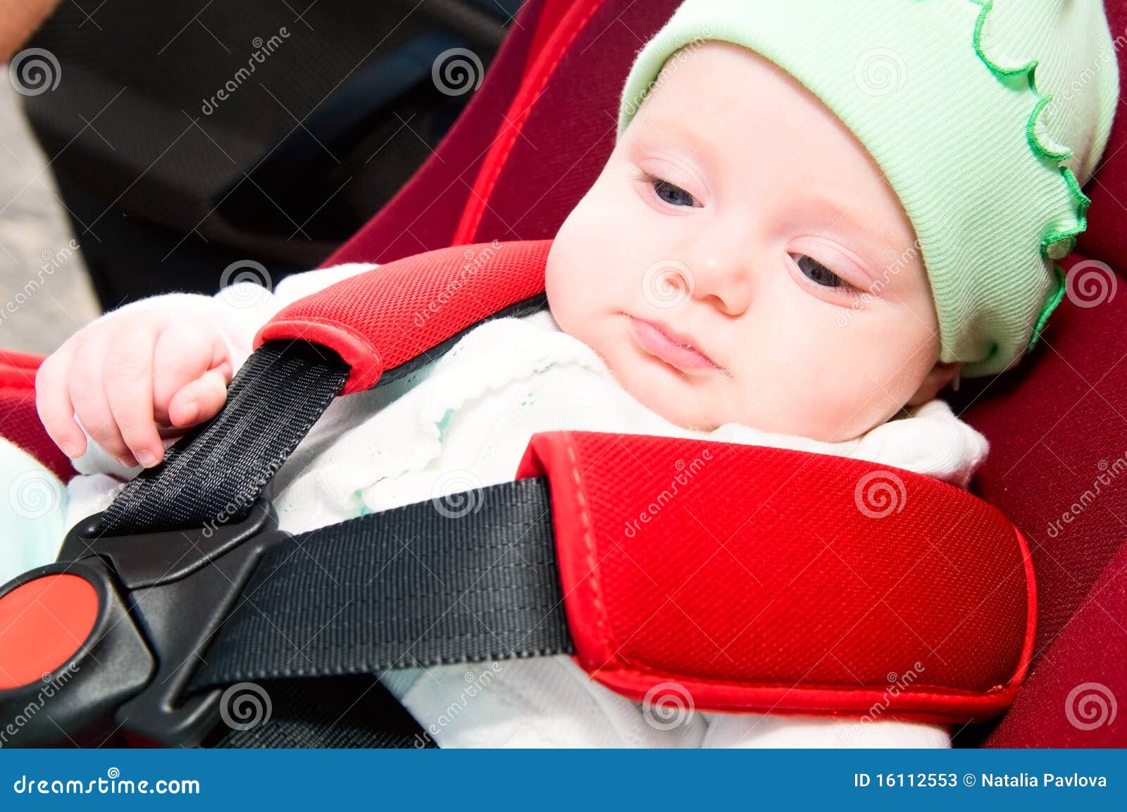 Baby in car stock image. Image of child, months, baby 16112553