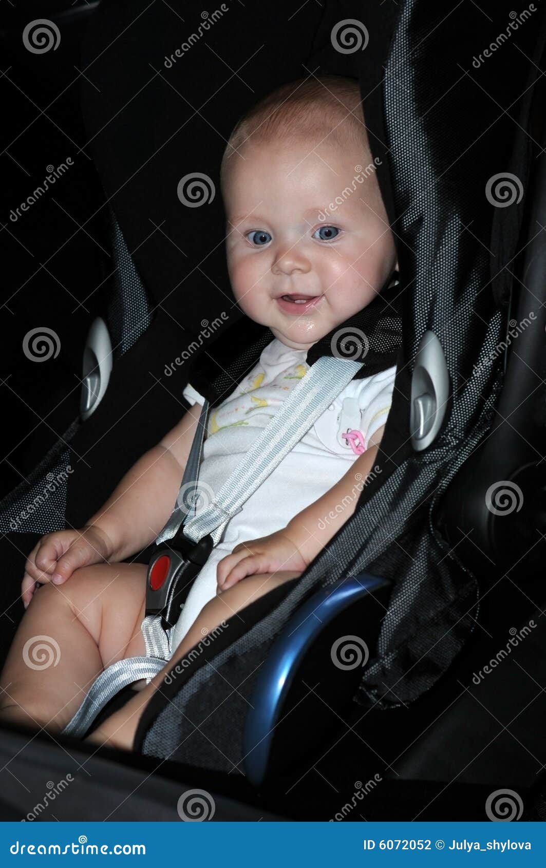 Baby In Car Seat Picture. Image 6072052