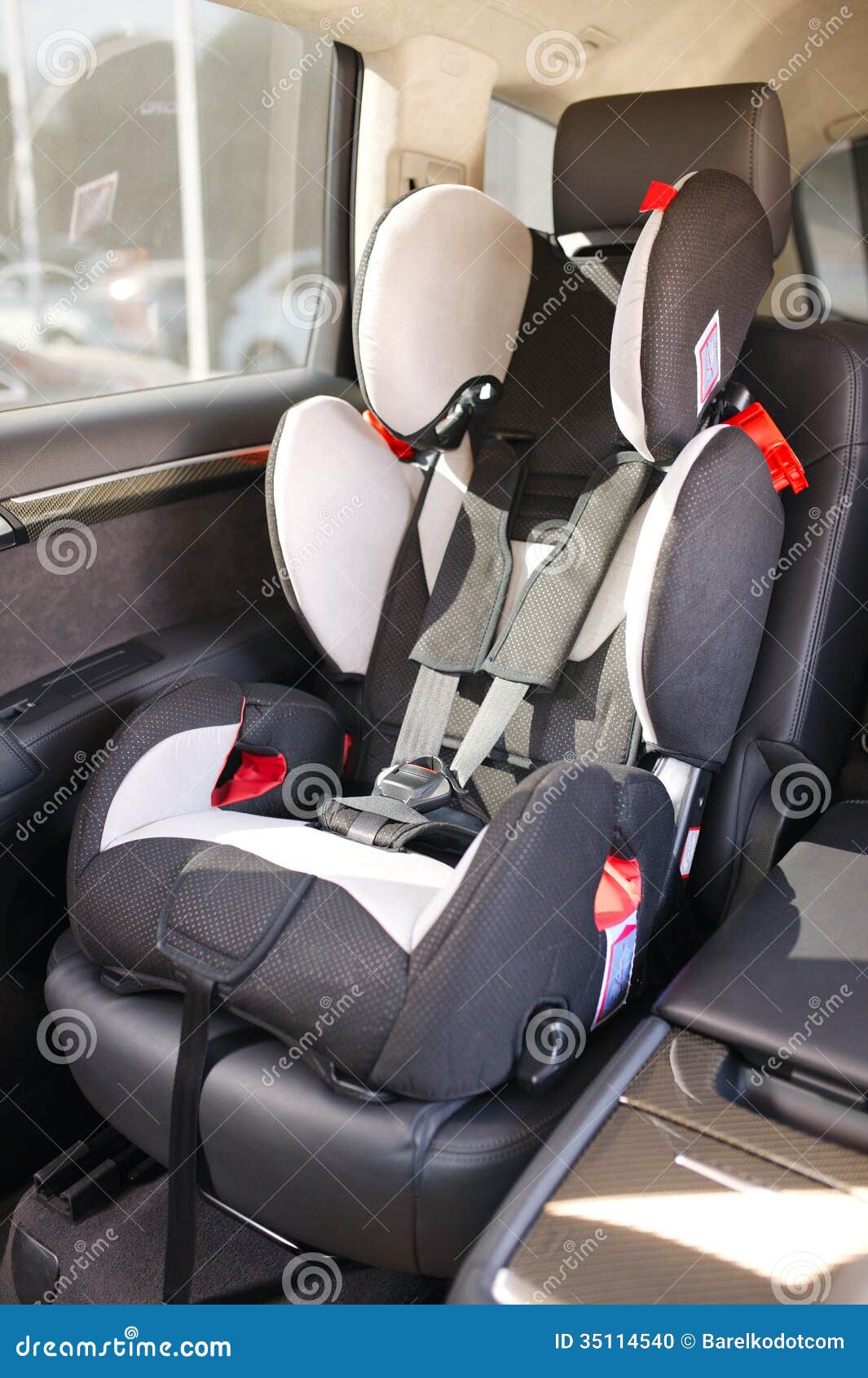 Baby car seat stock photo. Image of european, caucasian 35114540