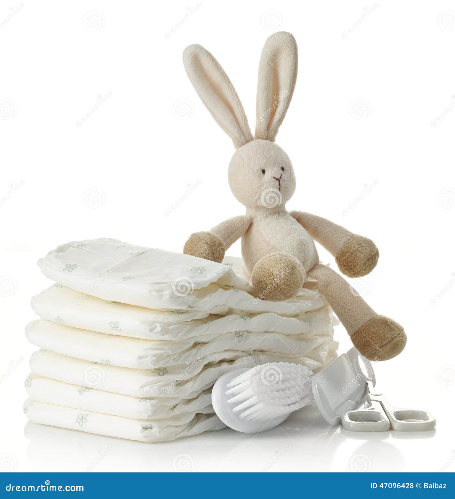 Baby care accessories stock photo. Image of healthy, isolated 47096428