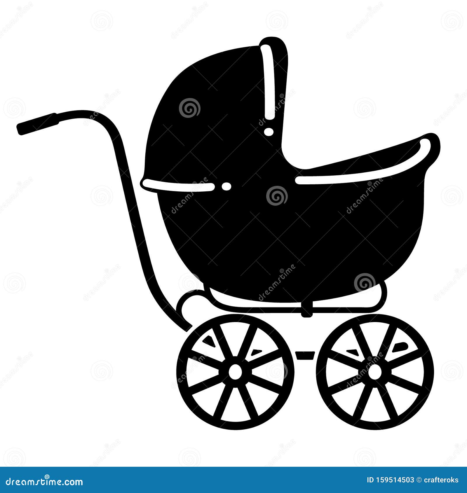 used baby carriage