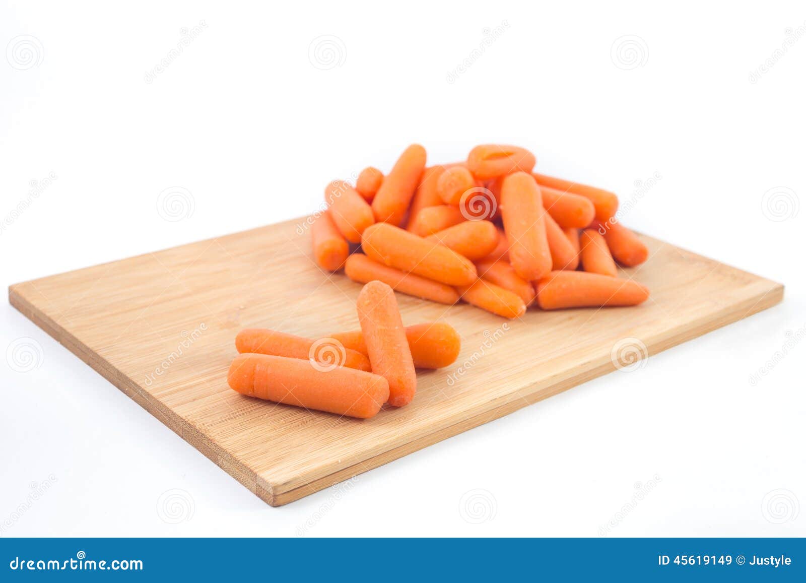 Baby carrots stock image. Image of object, closeup, baby 45619149
