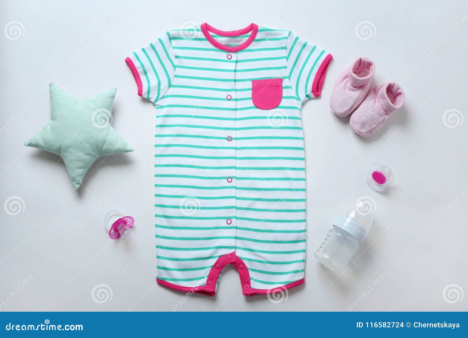 Baby Clothes and Necessities Stock Photo - Image of fashion, infant ...