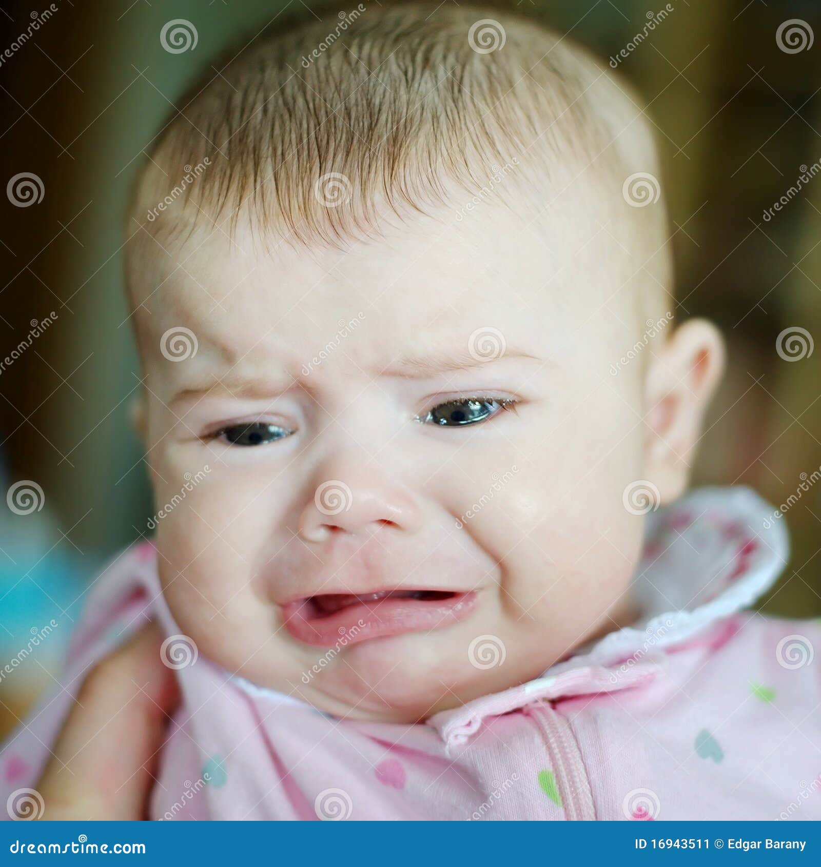 Baby crying stock image. Image of model, care, nose, baby 16943511