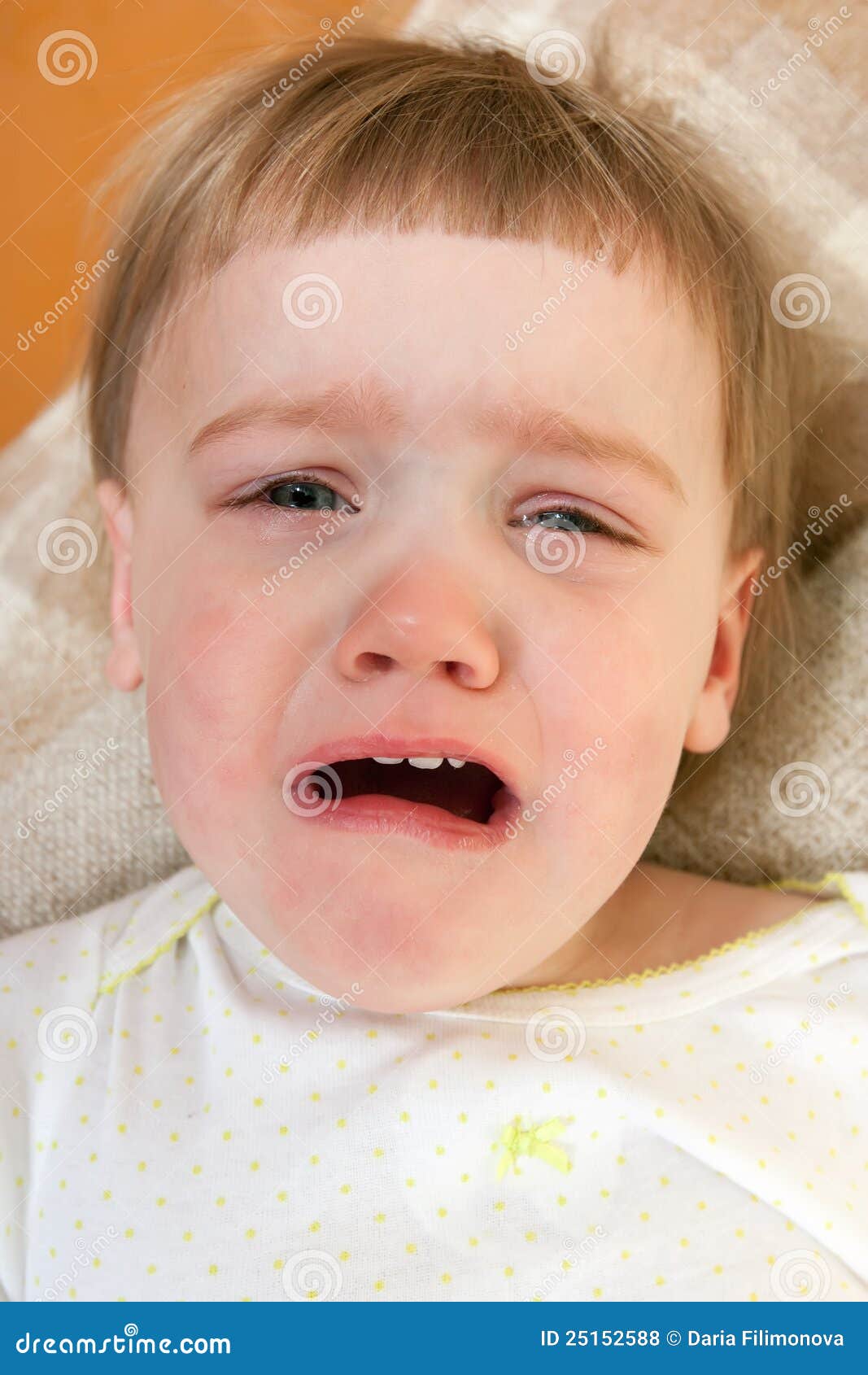 Baby crying stock photo. Image of eyes, expression, negativity 25152588