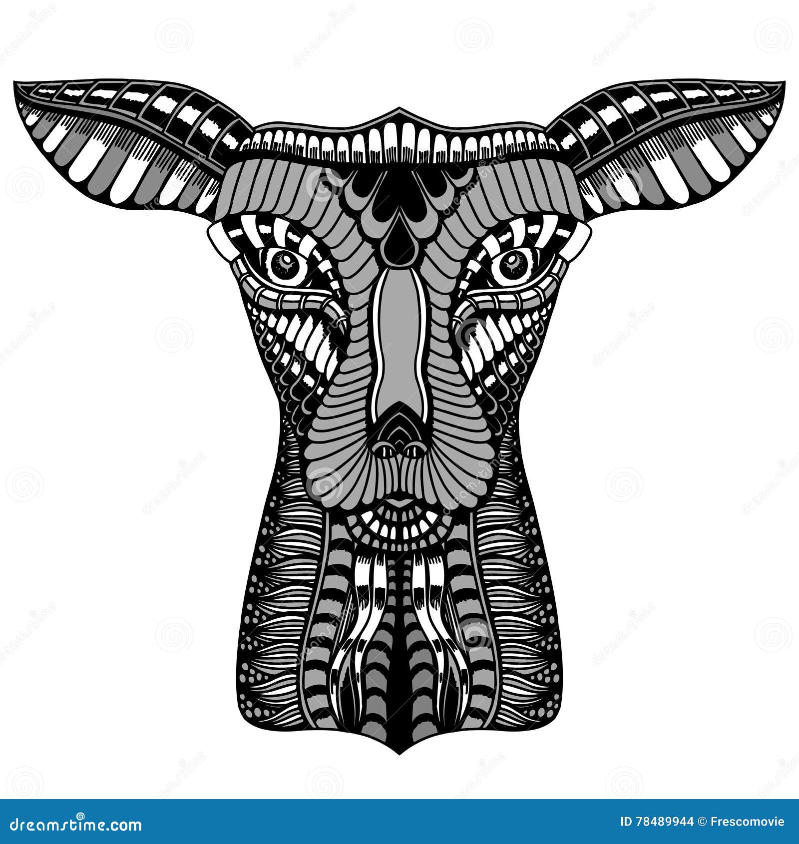 Download Baby deer head stock vector. Illustration of creative ...