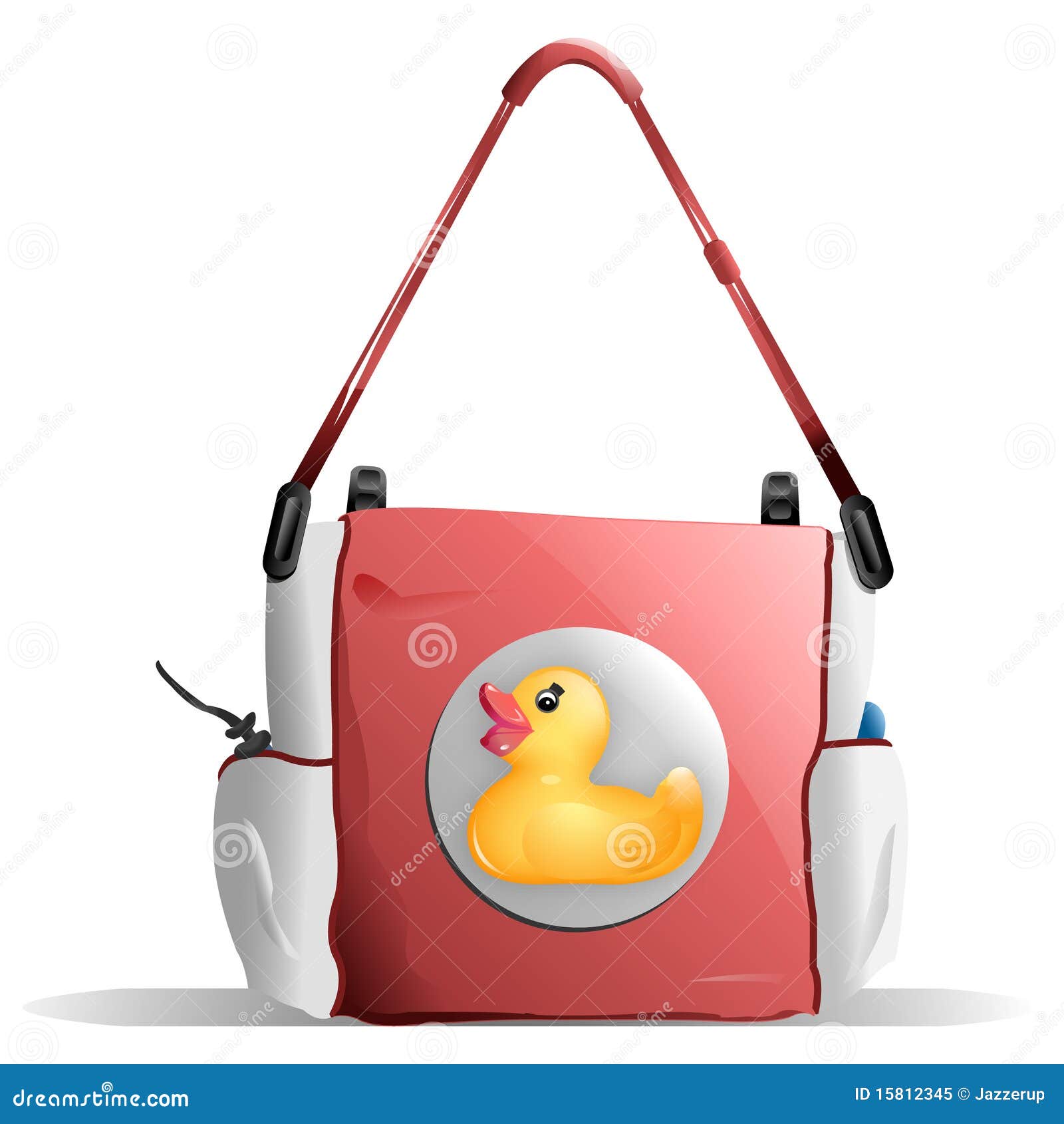 Baby Diaper Bag stock illustration. Illustration of care 15812345