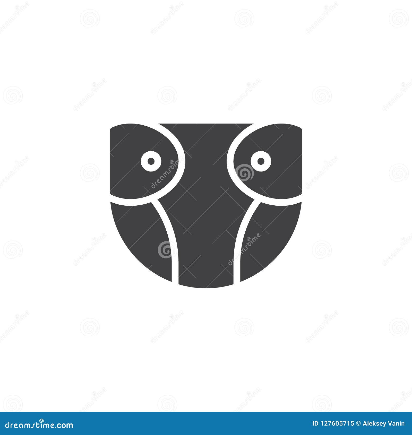 Download Baby Diaper vector icon stock vector. Illustration of logo ...