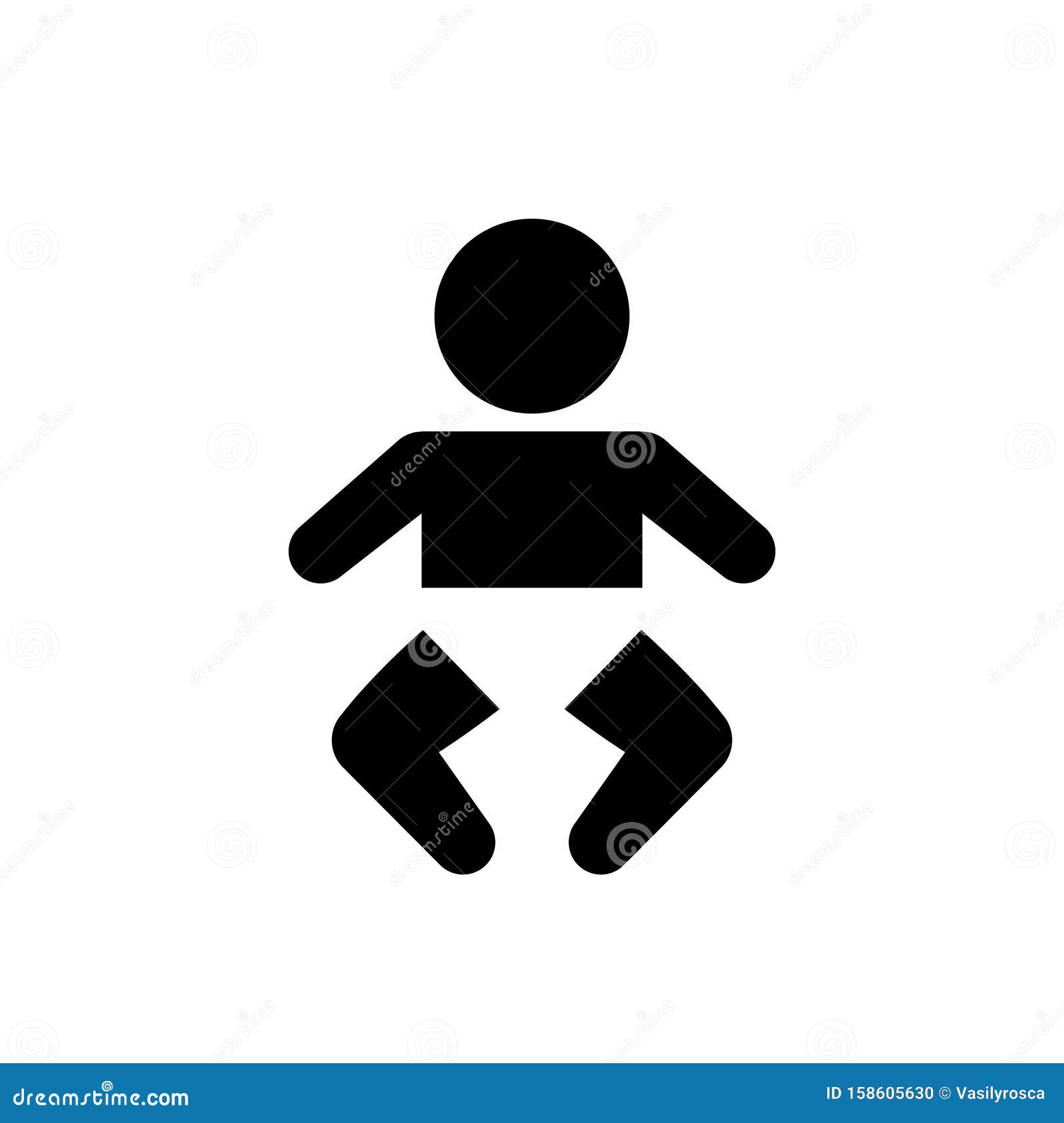 Download Baby Diaper Vector Icon. Child Symbol Care Infant Kid ...