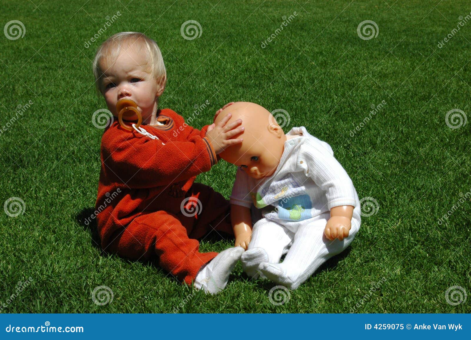 Baby doll stock image. Image of baby, child, friends, hands 4259075