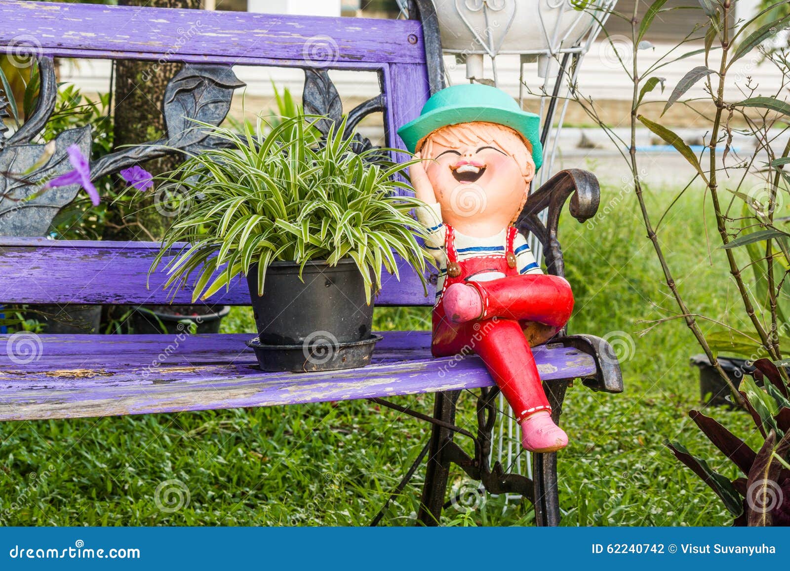 Baby Doll in the Playground Time in Good Weather. Stock Photo ...