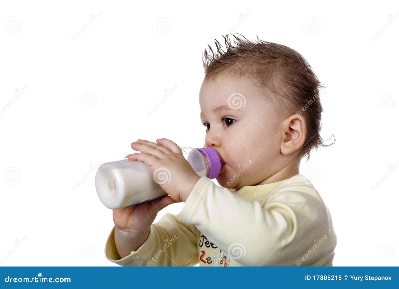 Baby drinking stock photo. Image of african, curiosity 17808218