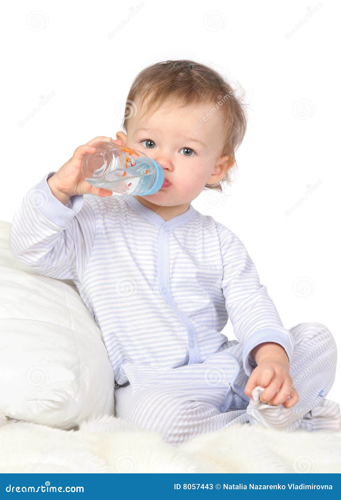 Baby Is Drinking Water Stock Photos Image 8057443