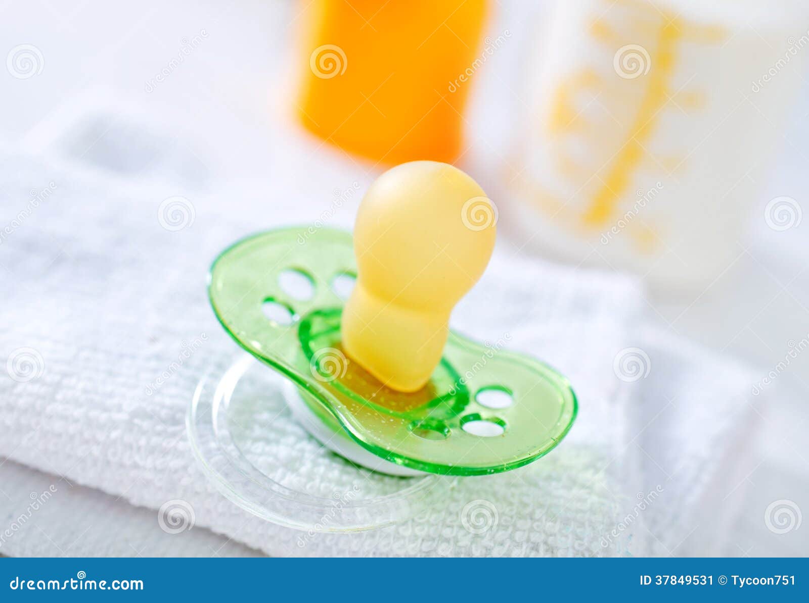 Baby dummy stock image. Image of nutrition, container - 37849531