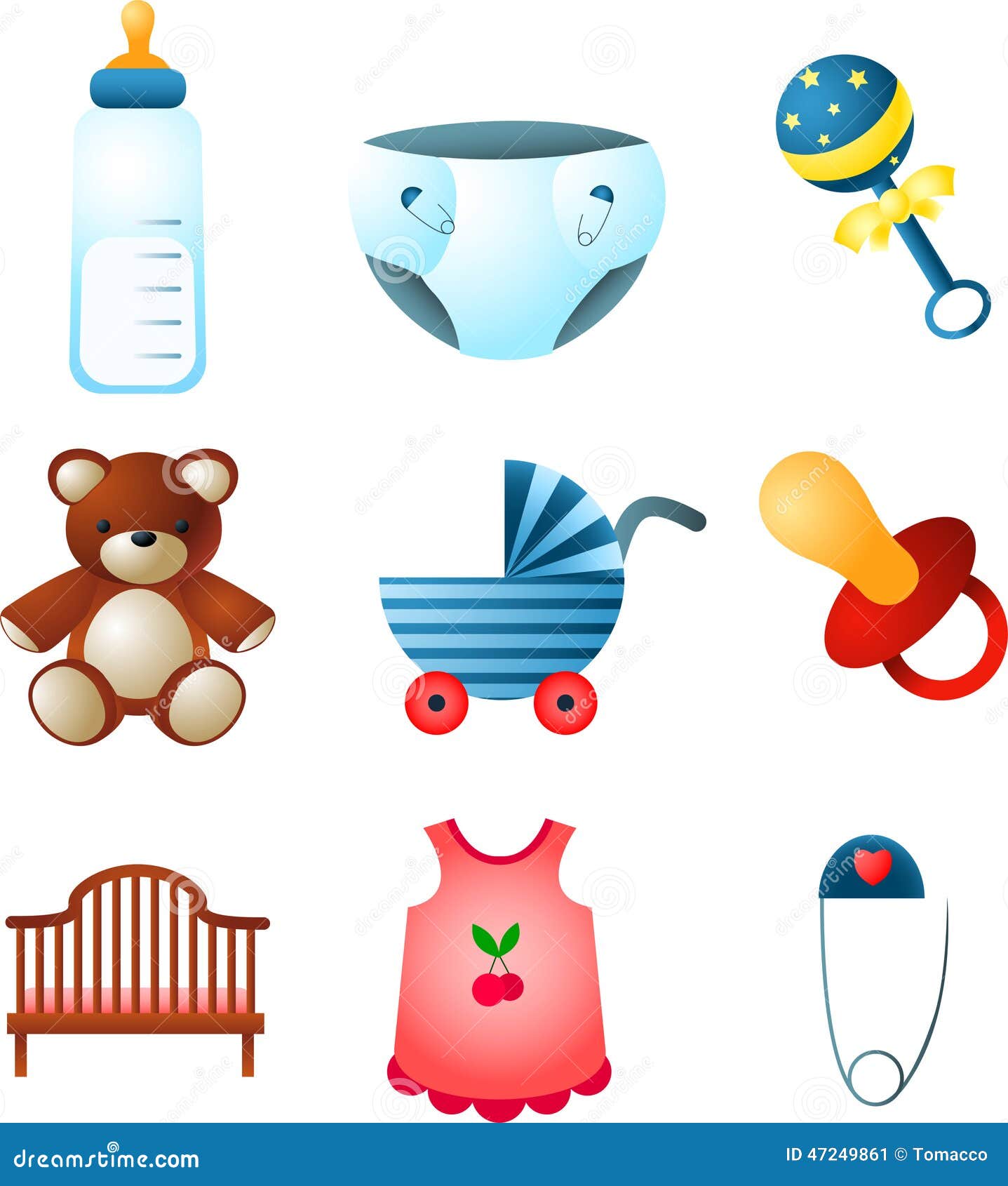 https://thumbs.dreamstime.com/z/baby-elements-collection-vector-illustration-cartoon-47249861.jpg