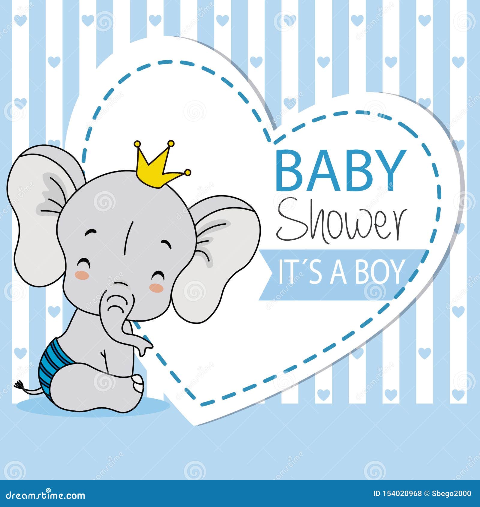 Download Baby Elephant Sitting Very Smiling Stock Vector ...