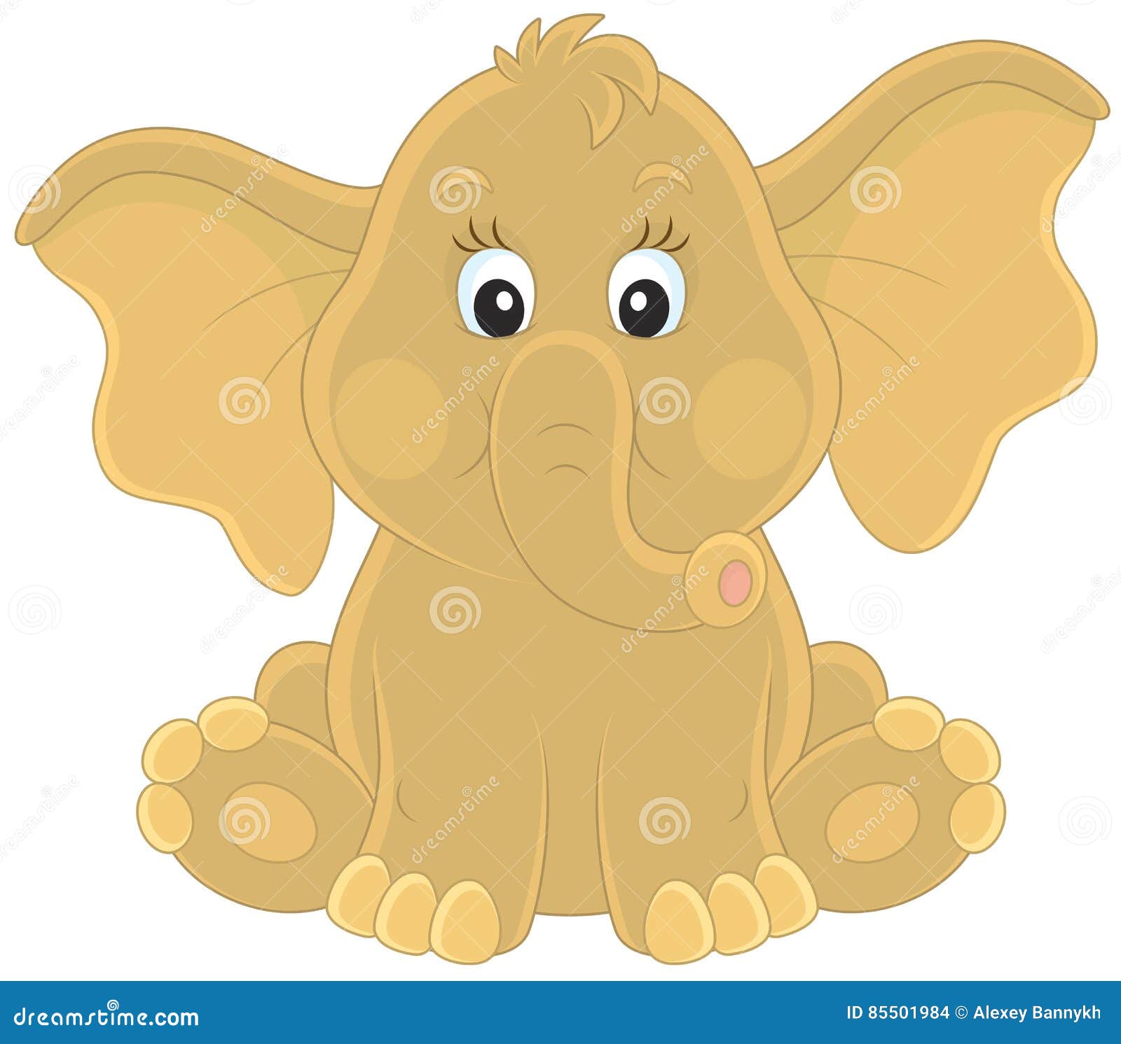 Download Baby elephant stock vector. Illustration of clipart ...