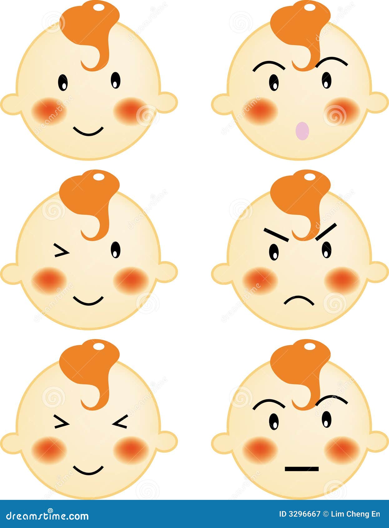 Download Baby face stock vector. Illustration of head, cute, vector ...